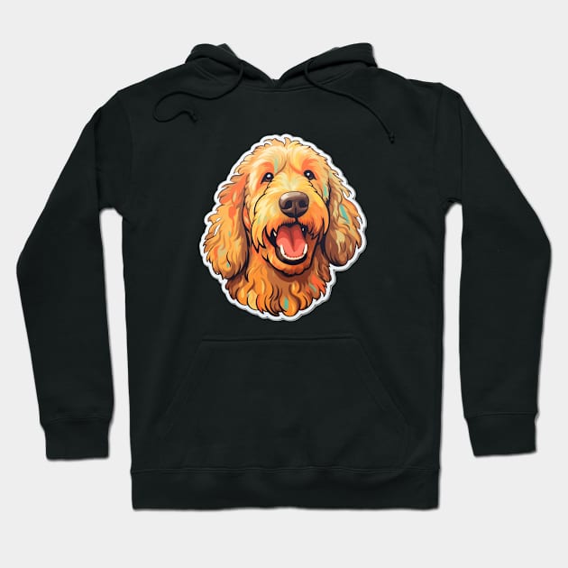 Golden Charm - Adorable Goldendoodle Design Hoodie by InTrendSick